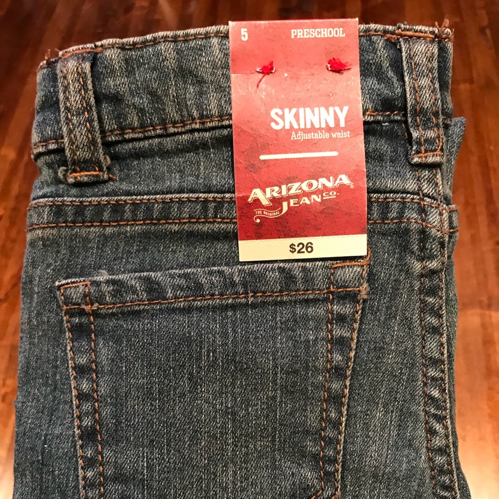 Arizona straight leg toddler girl jeans
